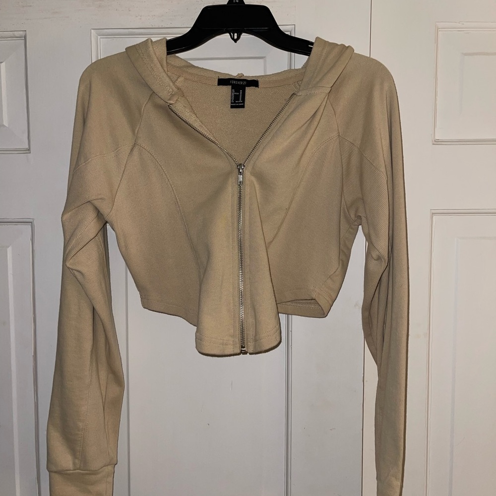 Forever 21 Cropped zip up